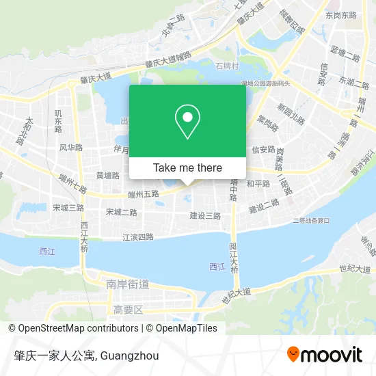 肇庆一家人公寓 map