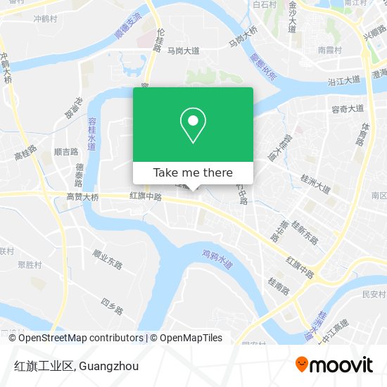 红旗工业区 map