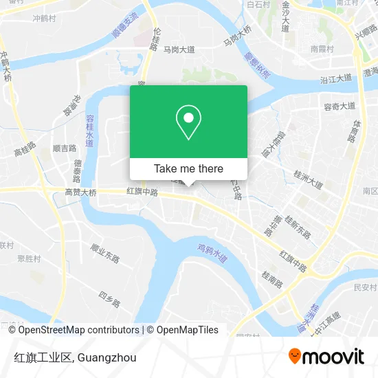 红旗工业区 map