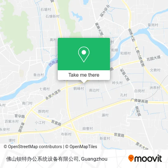 佛山钡特办公系统设备有限公司 map