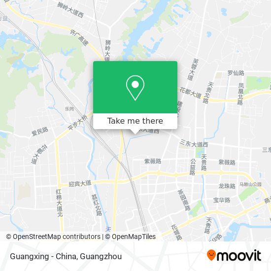 Guangxing - China map