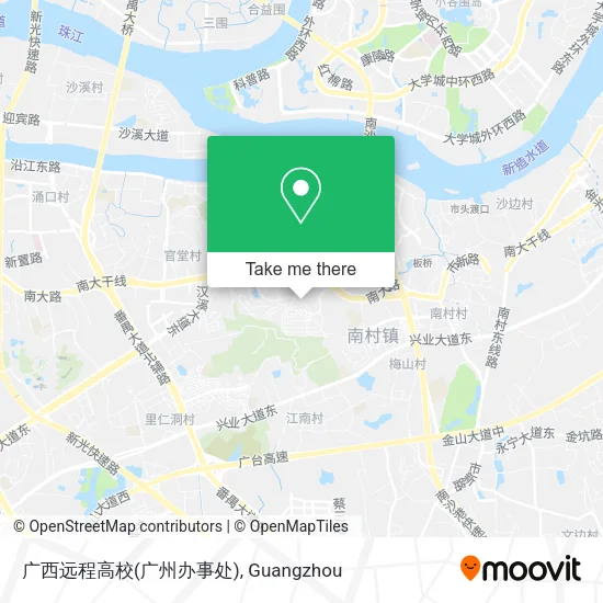 广西远程高校(广州办事处) map