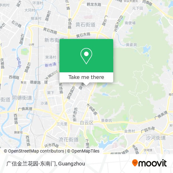 广信金兰花园-东南门 map