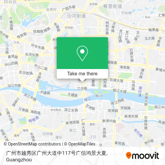 广州市越秀区广州大道中117号广信鸿景大夏 map