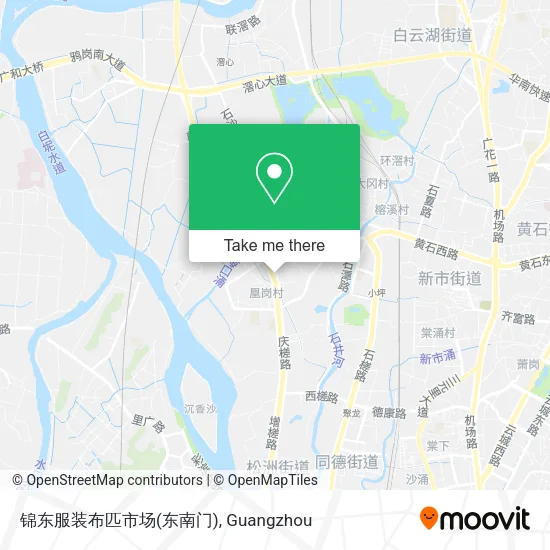 锦东服装布匹市场(东南门) map