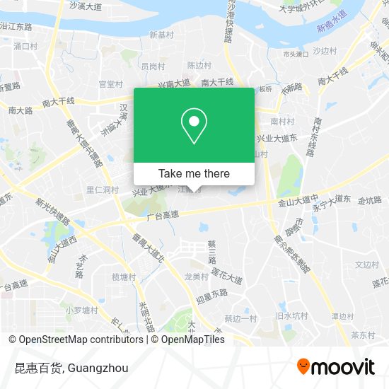 昆惠百货 map