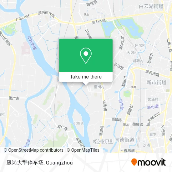 凰岗大型停车场 map