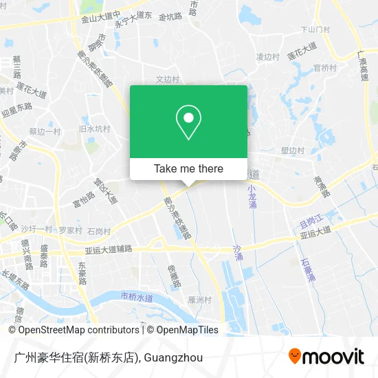 广州豪华住宿(新桥东店) map
