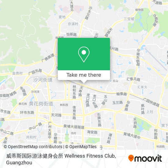威蒂斯国际游泳健身会所 Wellness Fitness Club map