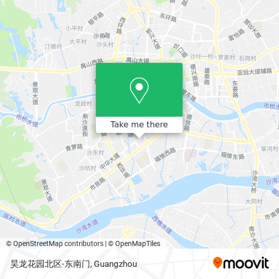 昊龙花园北区-东南门 map