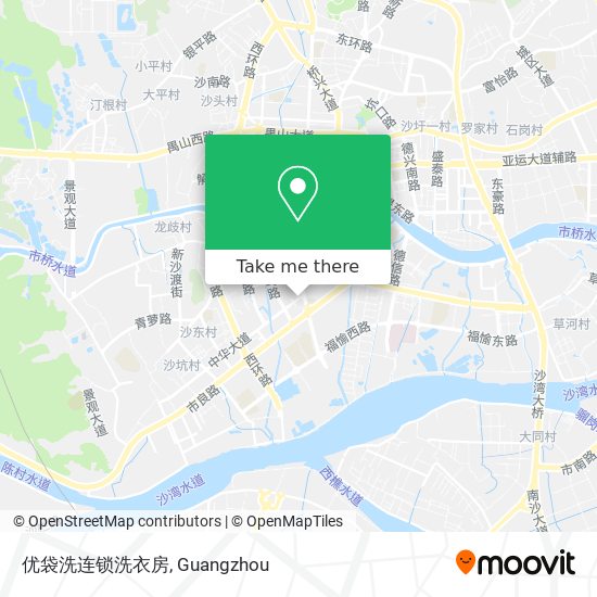 优袋洗连锁洗衣房 map