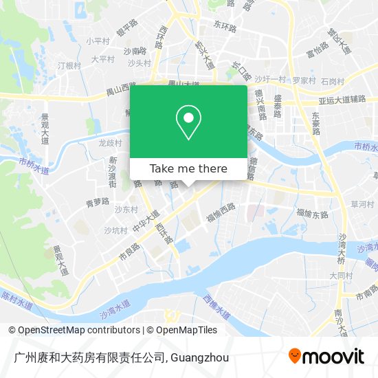 广州赓和大药房有限责任公司 map