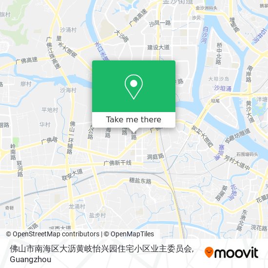 佛山市南海区大沥黄岐怡兴园住宅小区业主委员会 map