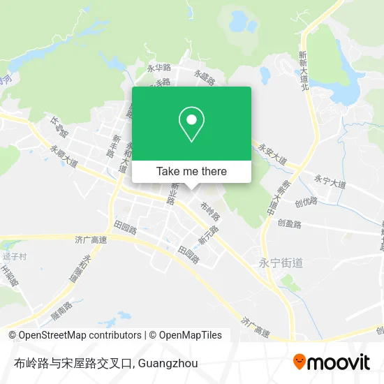 布岭路与宋屋路交叉口 map