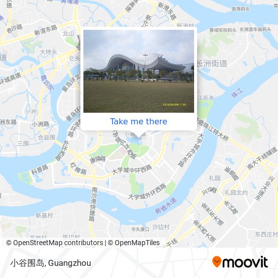 小谷围岛 map