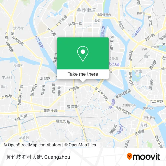 黄竹歧罗村大街 map