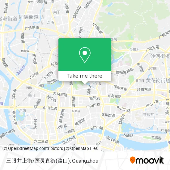 三眼井上街/医灵直街(路口) map