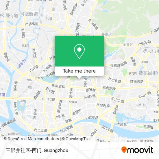 三眼井社区-西门 map
