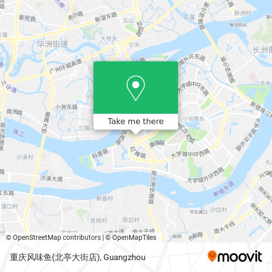 重庆风味鱼(北亭大街店) map