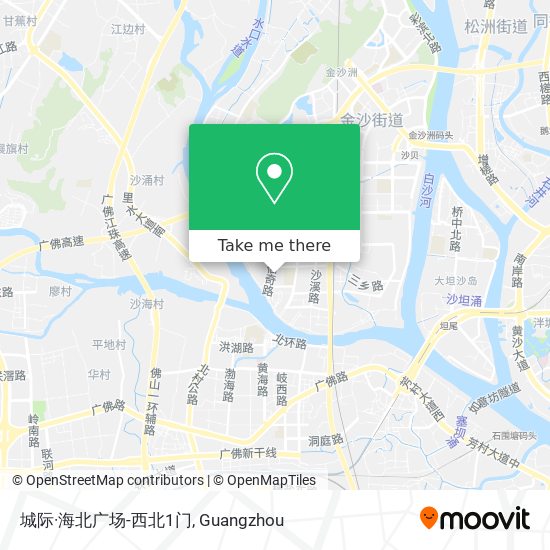 城际·海北广场-西北1门 map
