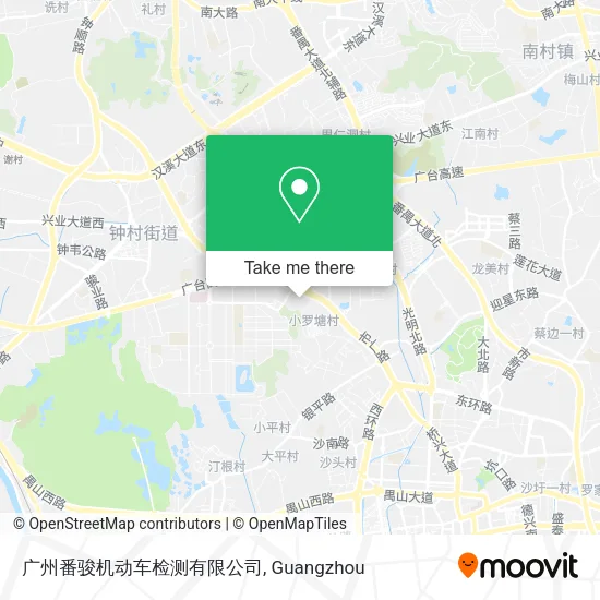 广州番骏机动车检测有限公司 map