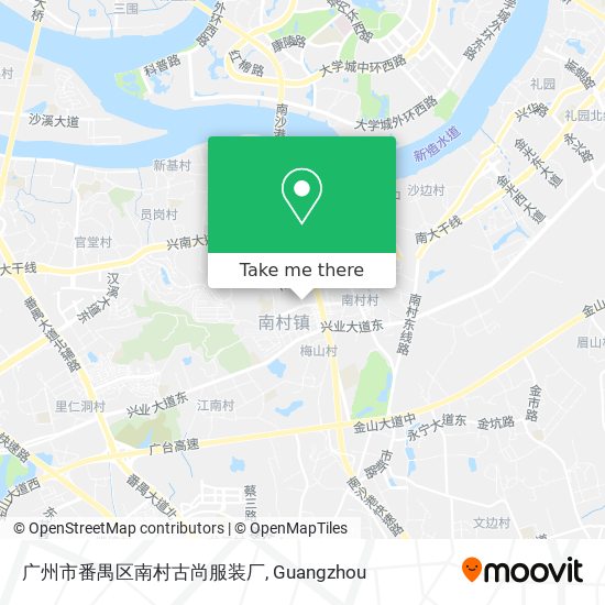 广州市番禺区南村古尚服装厂 map