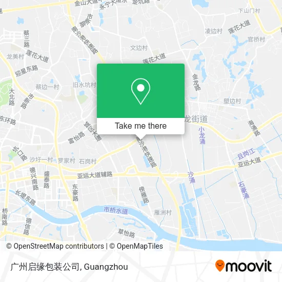 广州启缘包装公司 map
