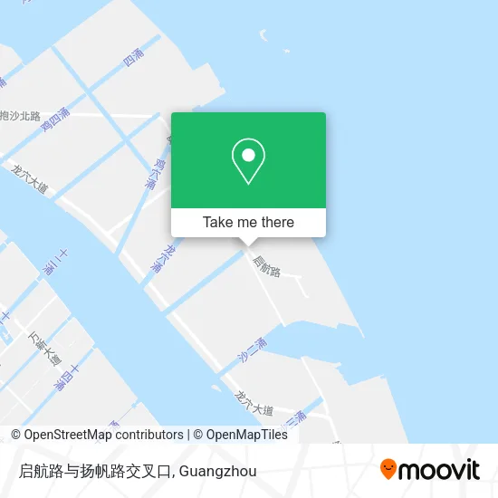 启航路与扬帆路交叉口 map
