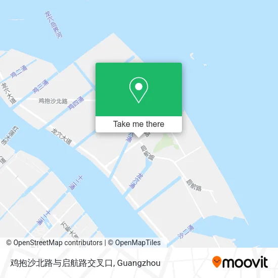 鸡抱沙北路与启航路交叉口 map