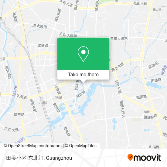 田美小区-东北门 map