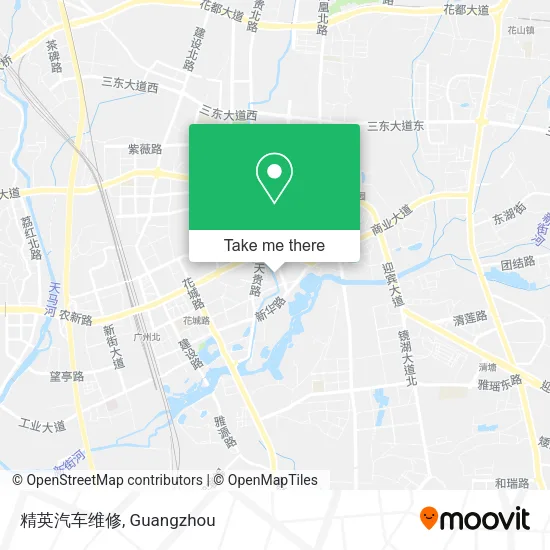 精英汽车维修 map