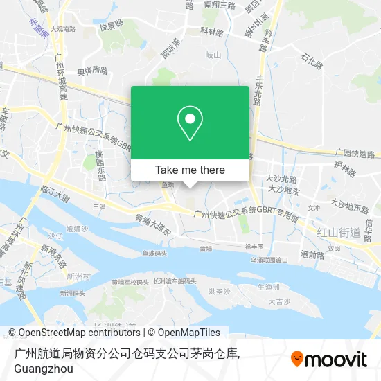 广州航道局物资分公司仓码支公司茅岗仓库 map
