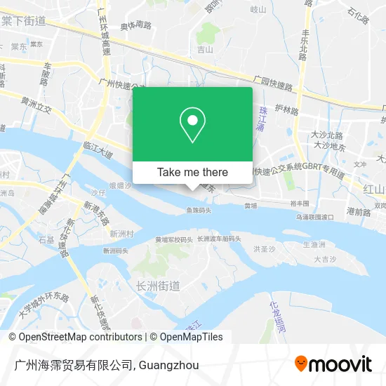 广州海霈贸易有限公司 map