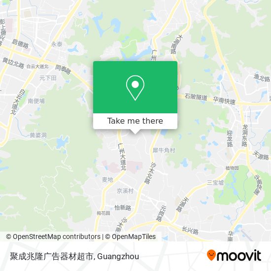 聚成兆隆广告器材超市 map