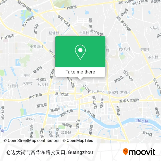 仓边大街与富华东路交叉口 map