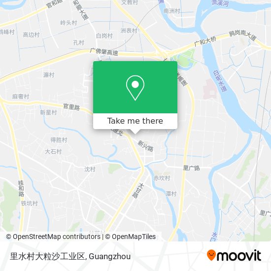 里水村大粒沙工业区 map