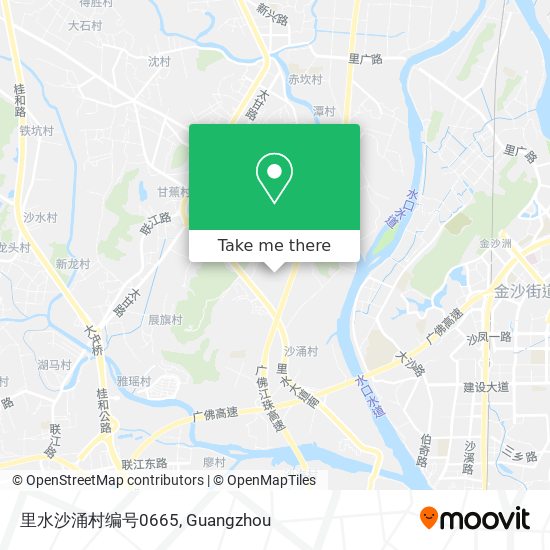 里水沙涌村编号0665 map