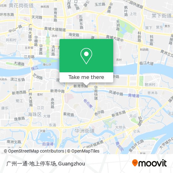 广州一通-地上停车场 map