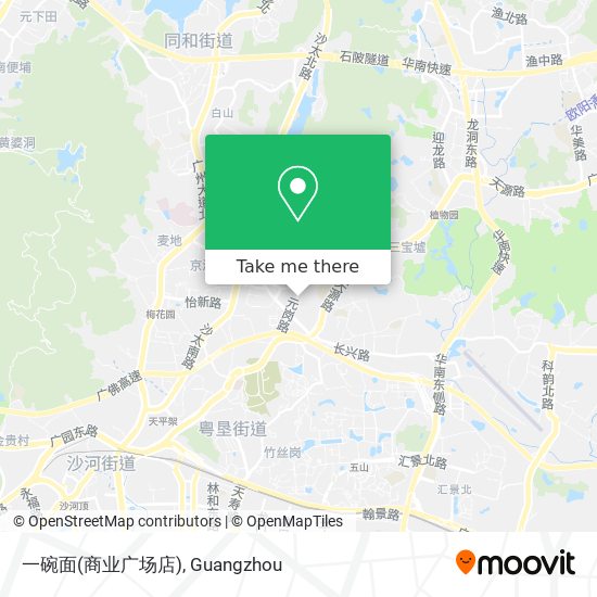 一碗面(商业广场店) map