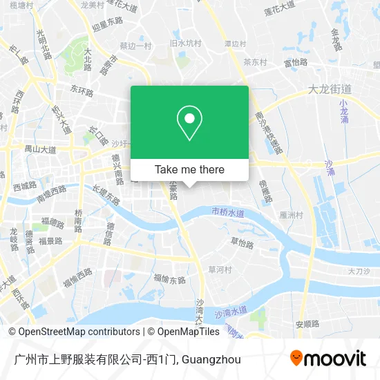 广州市上野服装有限公司-西1门 map