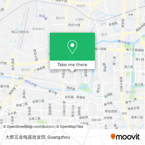 大辉五金电器批发部 map