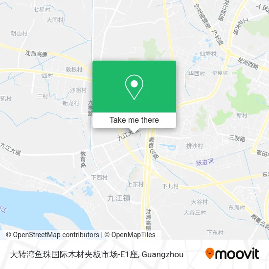 大转湾鱼珠国际木材夹板市场-E1座 map