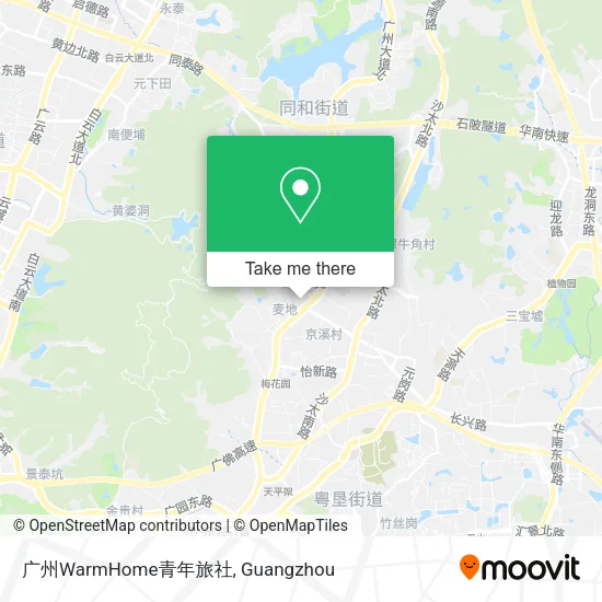 广州WarmHome青年旅社 map