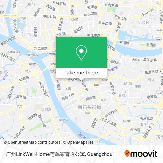 广州LinkWell-Home莲藕家普通公寓 map
