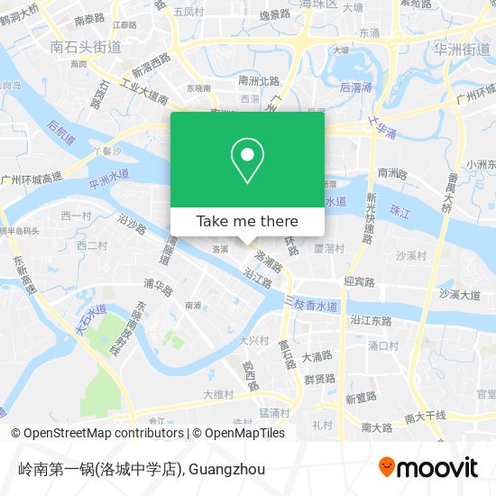 岭南第一锅(洛城中学店) map