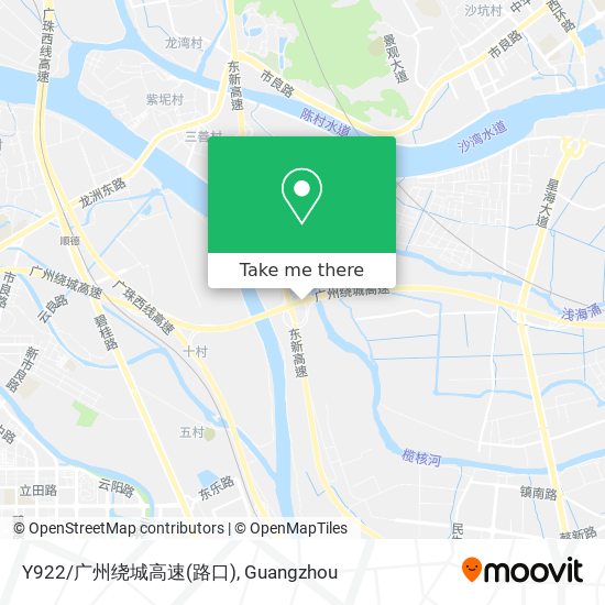 Y922/广州绕城高速(路口) map