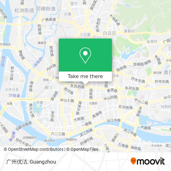 广州优洁 map