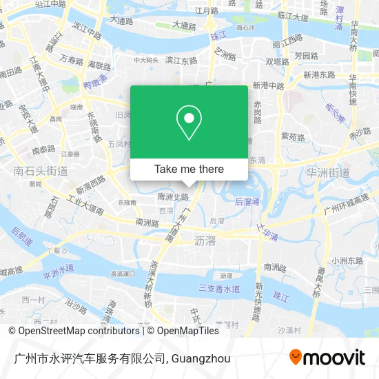 广州市永评汽车服务有限公司 map