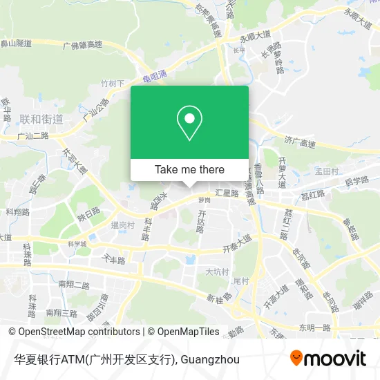 华夏银行ATM(广州开发区支行) map