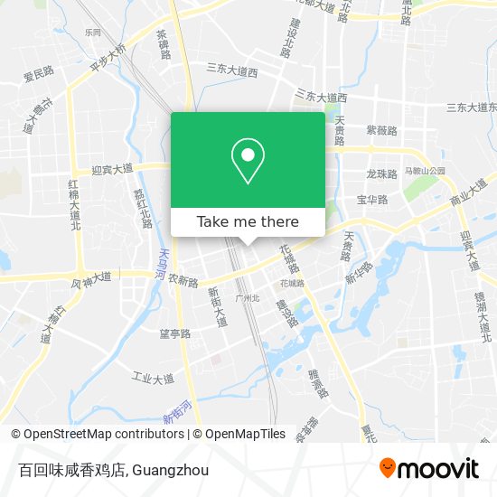 百回味咸香鸡店 map